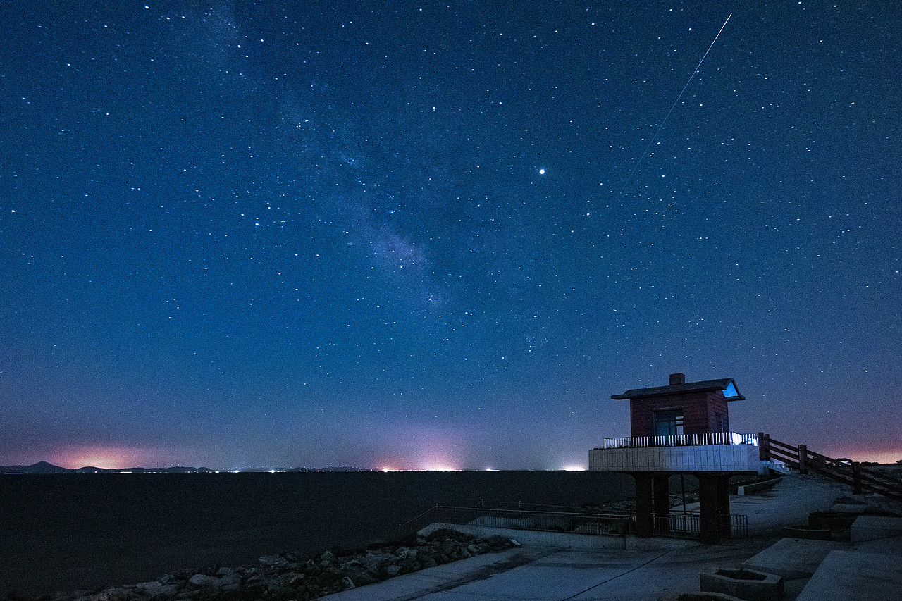 巢湖螺蛳圩的星空（图ZMTcwODM1MDA0） - 风光摄影 - 站酷设计师启示录Go原创素材 - 站酷ZCOOL