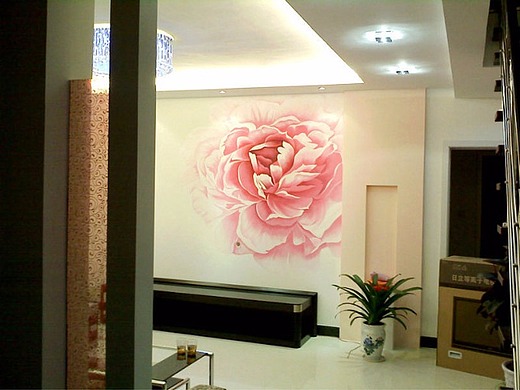 电视背景墙绘实例20
