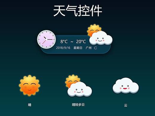 天气控件图标
