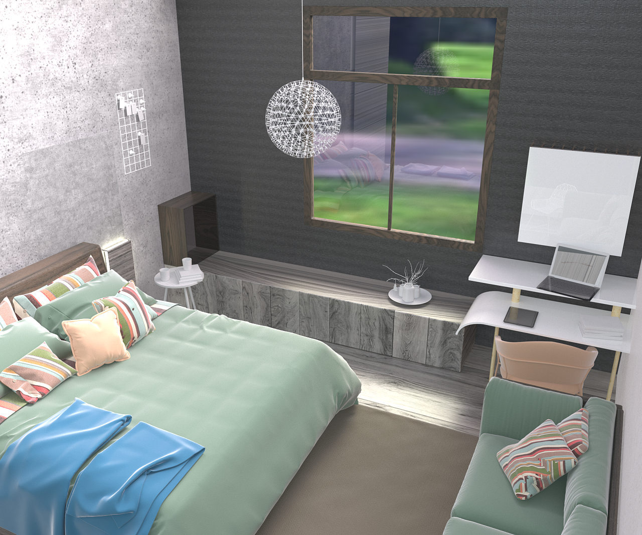 室内场景c4d练习