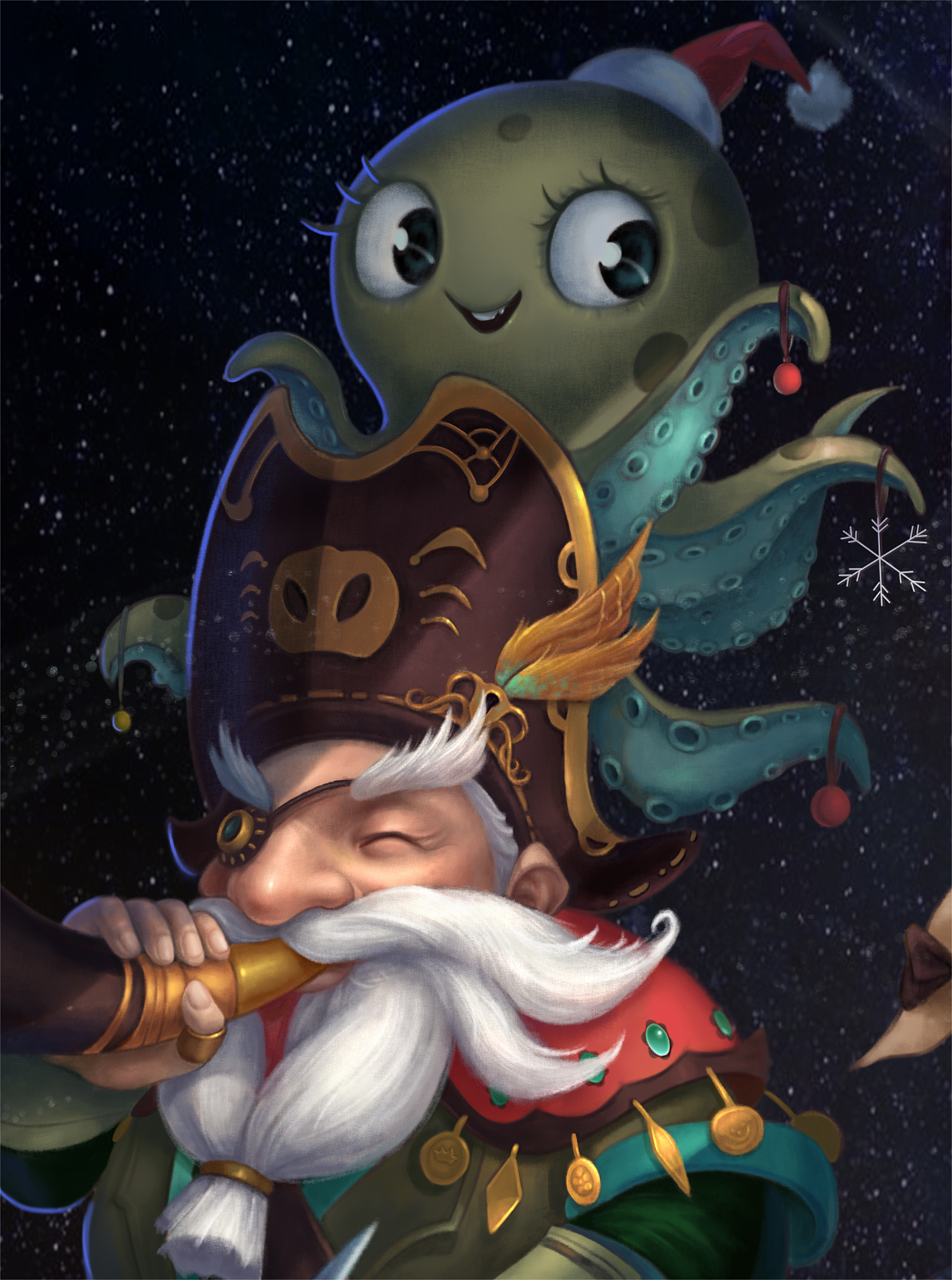 号角老人（图ZMTA5NzA0NjAw） - 创作习作 - 站酷设计师ZJ小新原创素材 - 站酷ZCOOL