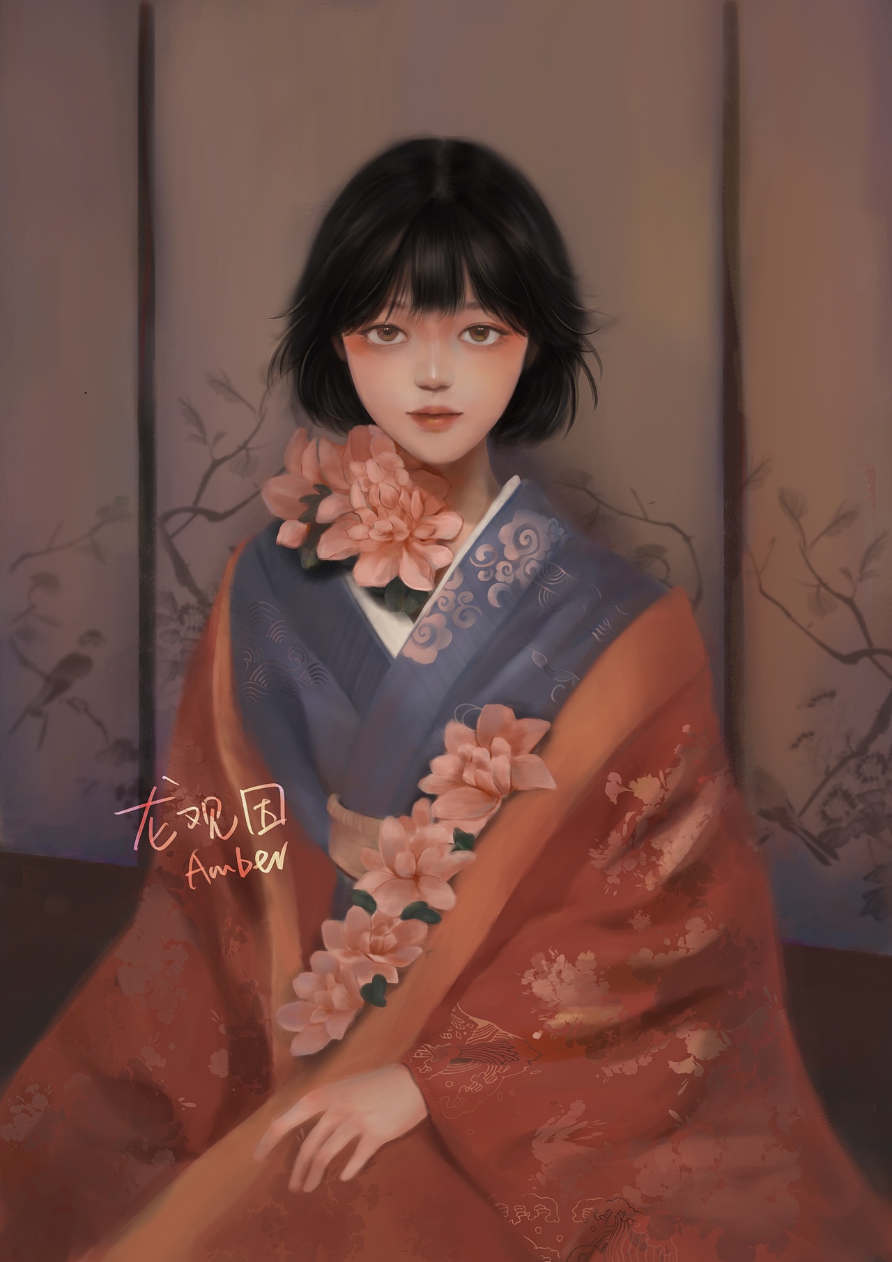 插畫(huà) 女孩（圖ZMjg2MjgxMTQw） - 藝術(shù)插畫(huà) - 站酷設(shè)計(jì)師Halo極星原創(chuàng)素材 - 站酷ZCOOL