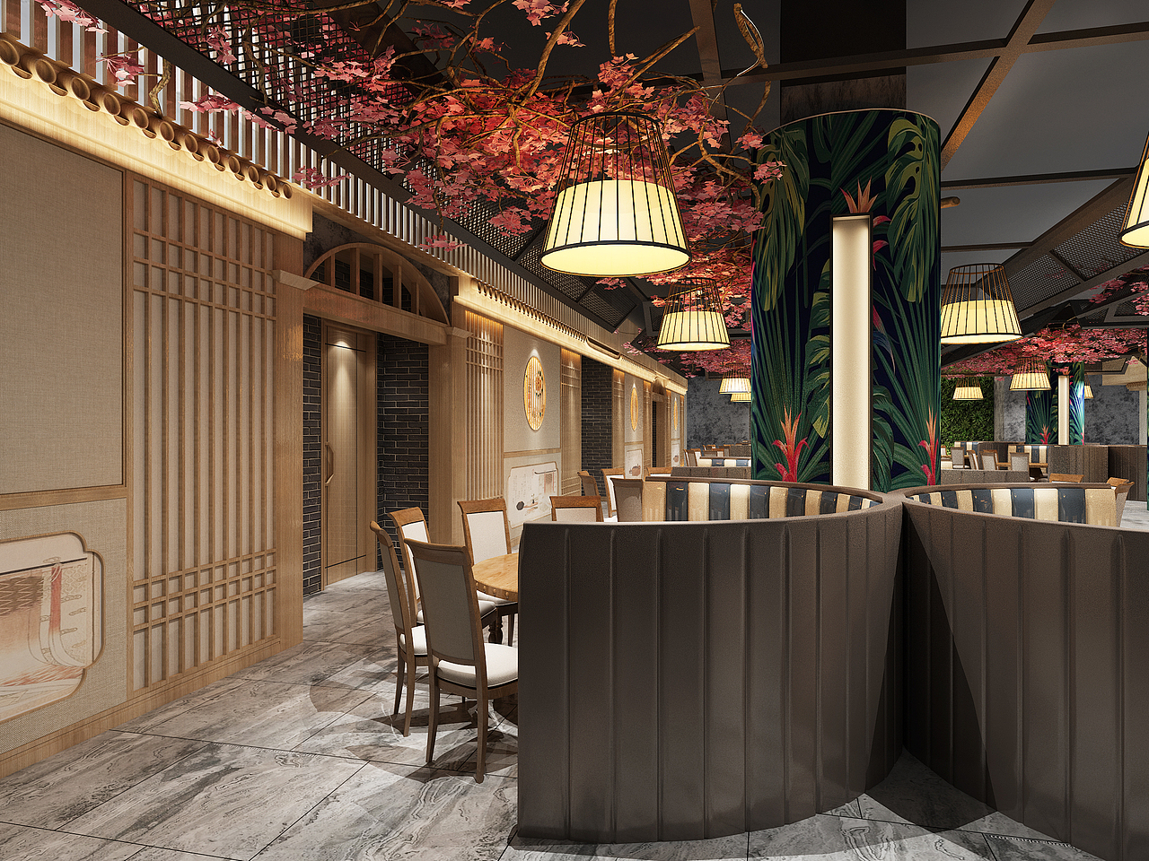 1992效果图工业图风格餐厅