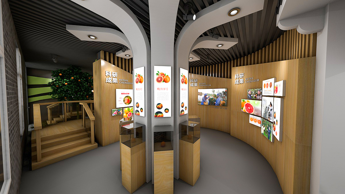 血橙博物馆展厅效果图