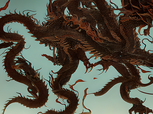 #AI創(chuàng)作實驗室#木龍（個人主頁-ZNjMxMDI1MDQ=） - AI作品 - 站酷設計師夂彡原創(chuàng)素材 - 站酷ZCOOL