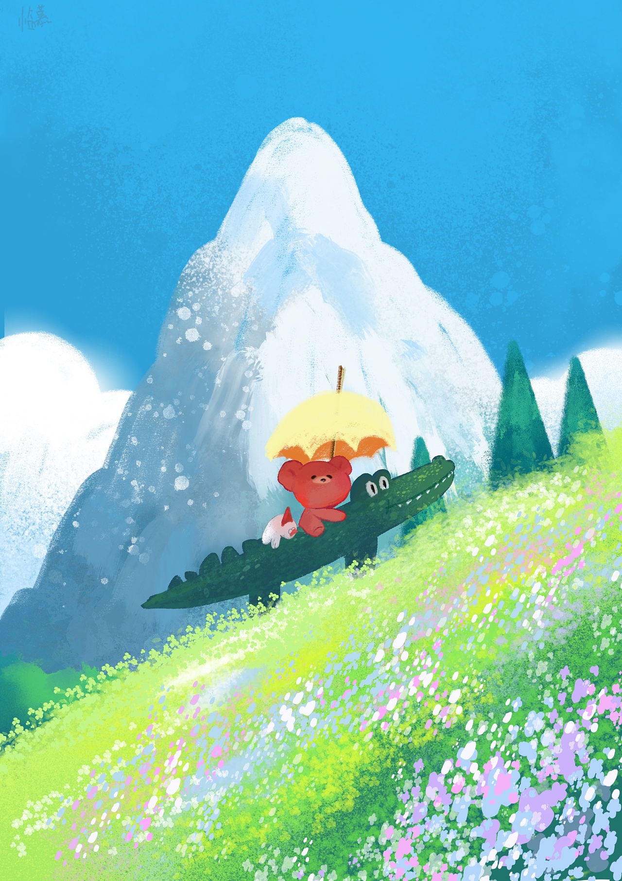 色彩练习|插画|绘本|白山木兮枝 - 临摹作品 - 站酷 (zcool)