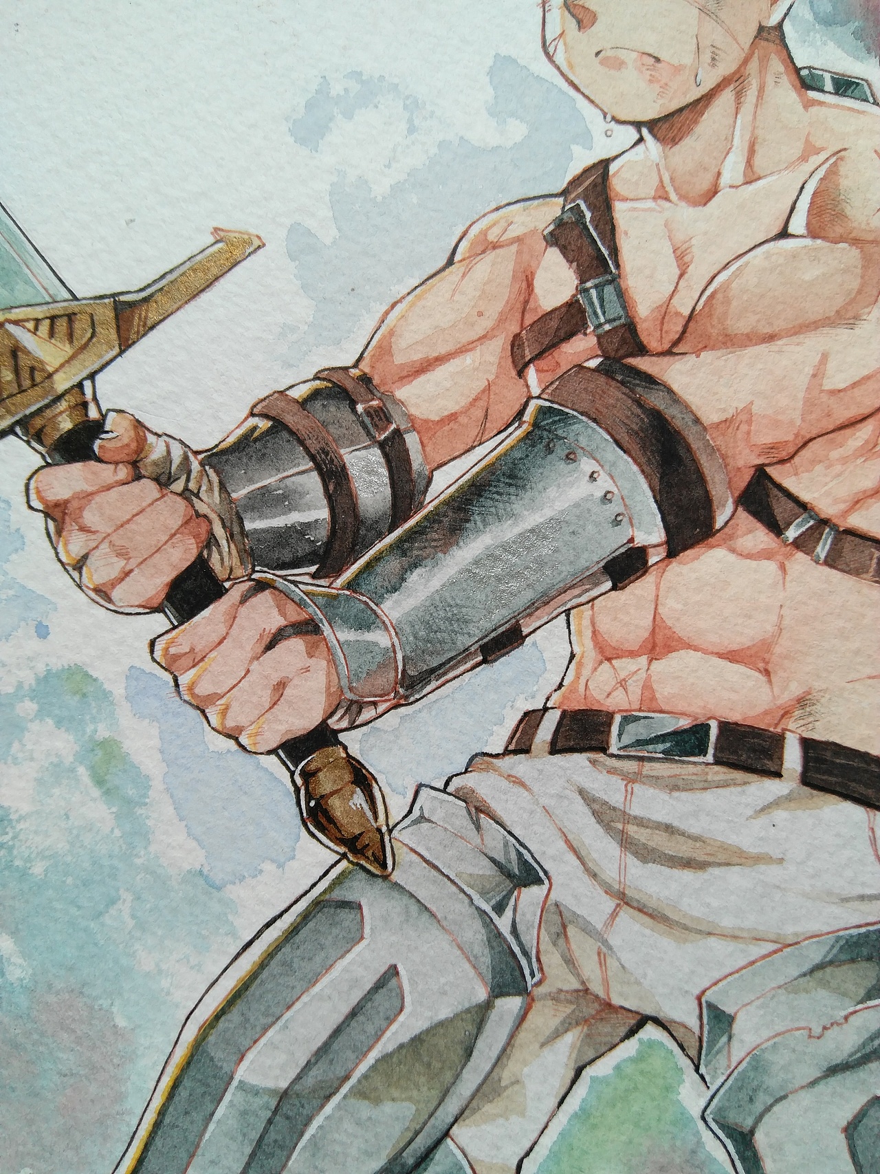 战士（图ZNzgwNDgzODg=） - 创作习作 - 站酷设计师爆浆鱿鱼原创素材 - 站酷ZCOOL