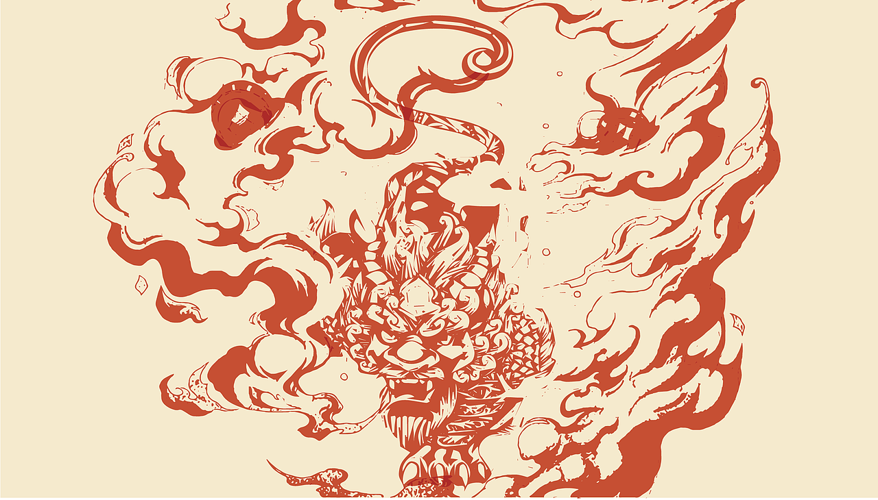 中国传统神话元素，卡通类LOGO-品牌设计