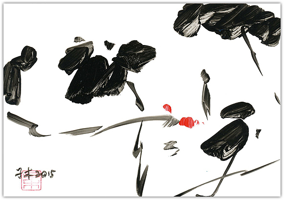 子木手绘邮资明信片