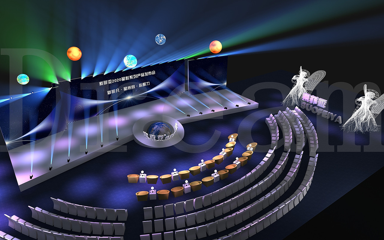 星空主题舞美布置|空间|舞台美术|dream一拳_原创作品-站酷zcool