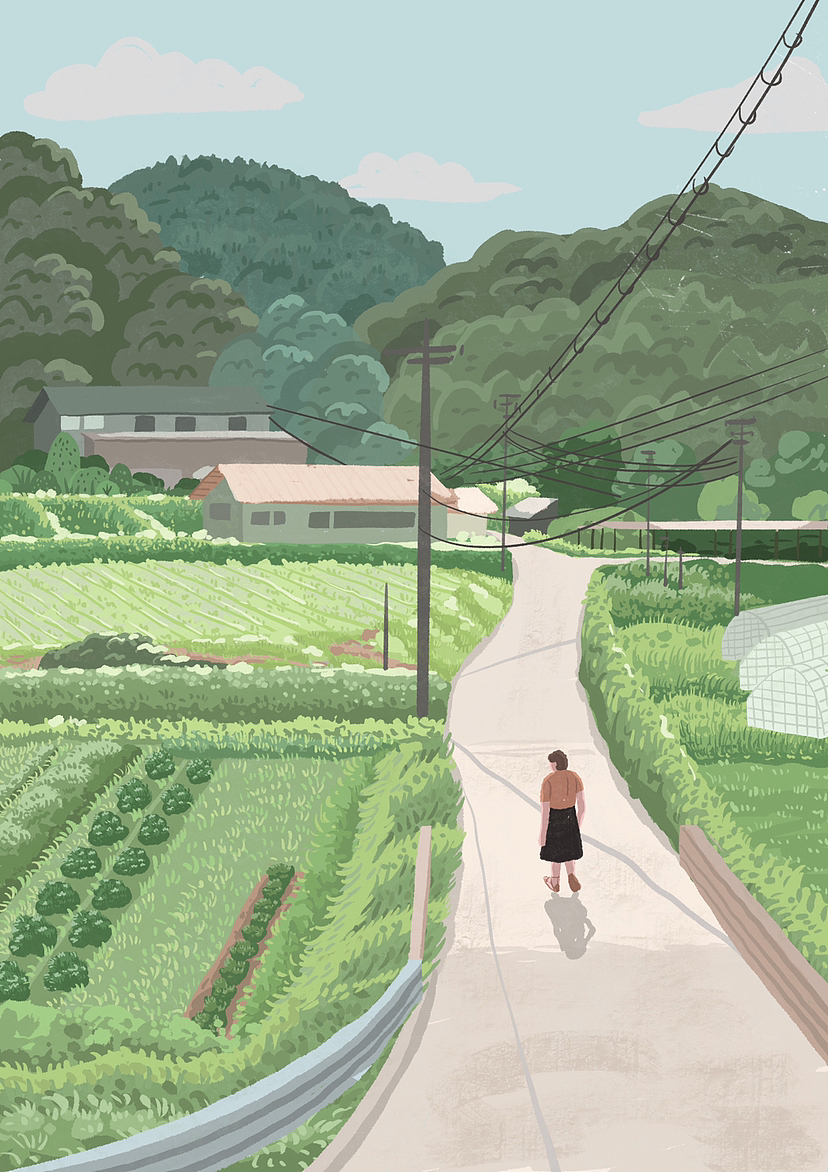 春日光影系列作品（图ZMzM0NTgxNTc2） - 艺术插画 - 站酷设计师车厘子Q原创素材 - 站酷ZCOOL