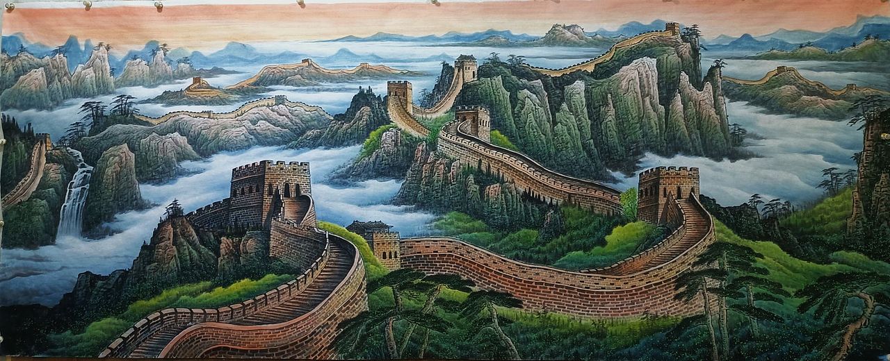 画家李海英山水作品（图ZMzE3MTE2Nzgw） - 绘画 - 站酷设计师墨林院字画店原创素材 - 站酷ZCOOL