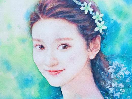 近期的水彩人物