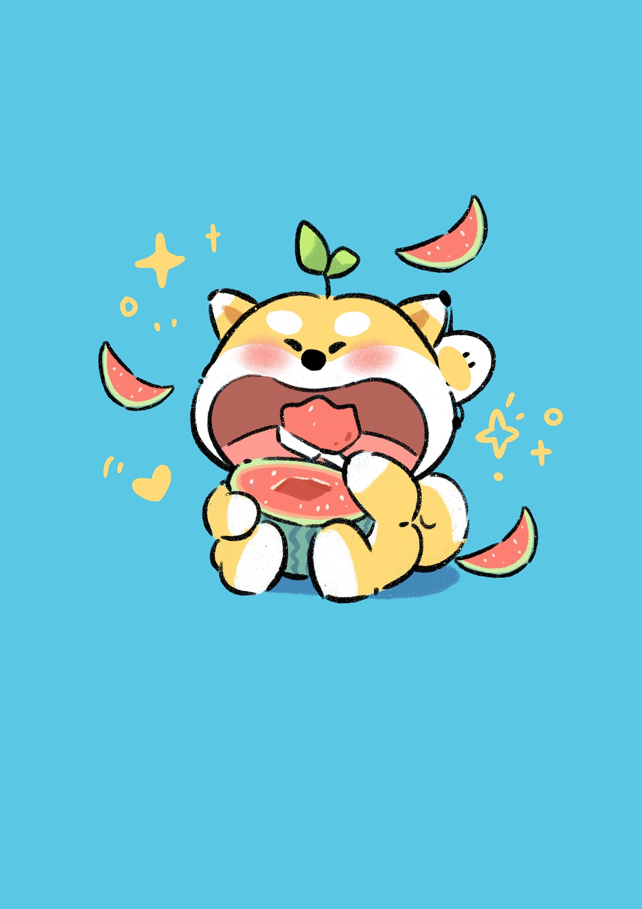 这么可爱的胖柴!