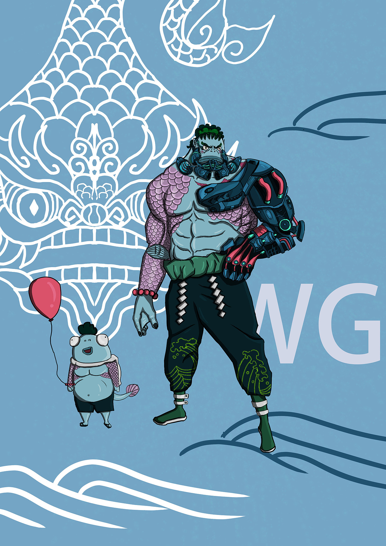 原创人设（图ZMjU0NDc2NDQ4） - 创作习作 - 站酷设计师九萬笔原创素材 - 站酷ZCOOL