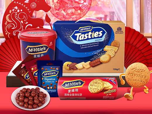 麦维他春节页面（个人主页-ZNTQ2NzY3NzY=） - 电商 - 站酷设计师仟物语原创素材 - 站酷ZCOOL