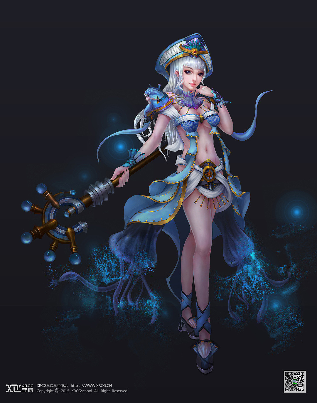 学生项目专栏《唯美角色篇》|插画|游戏原画|xr异创神cg学院 - 原创