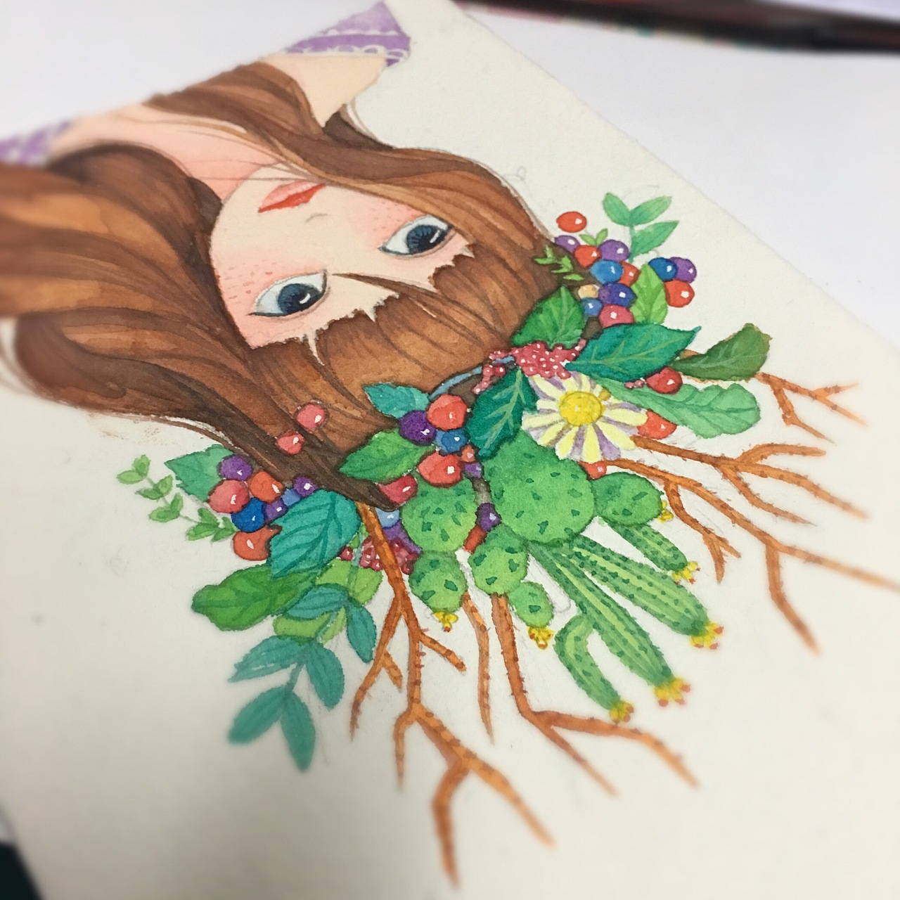 原创插画水彩。（图ZNzQ2OTAyMzI=） - 创作习作 - 站酷设计师归途中的刺鸟原创素材 - 站酷ZCOOL