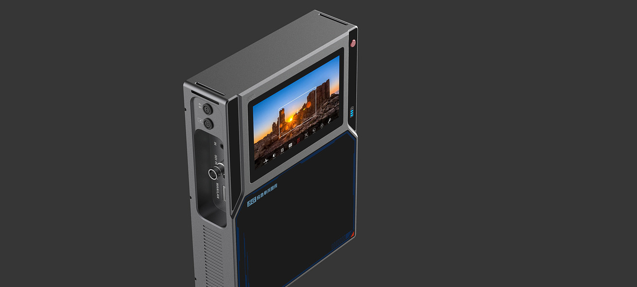 5G图传设备设计单兵应急图传设备外观设计结构设计