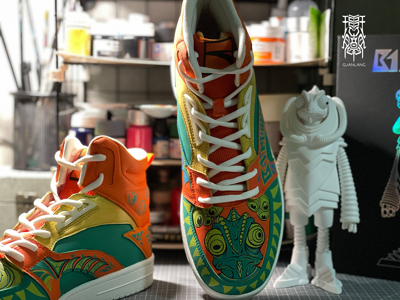 【手绘自制】亚铜创玩IP订制款鞋履设计（图ZMjc0MzI0Nzcy） - 鞋履设计 - 站酷设计师琯朗原创素材 - 站酷ZCOOL