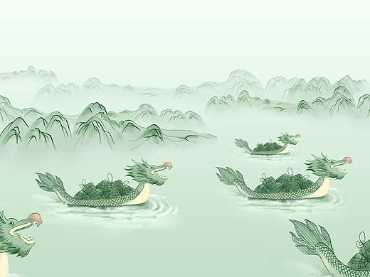 端午节插画素材