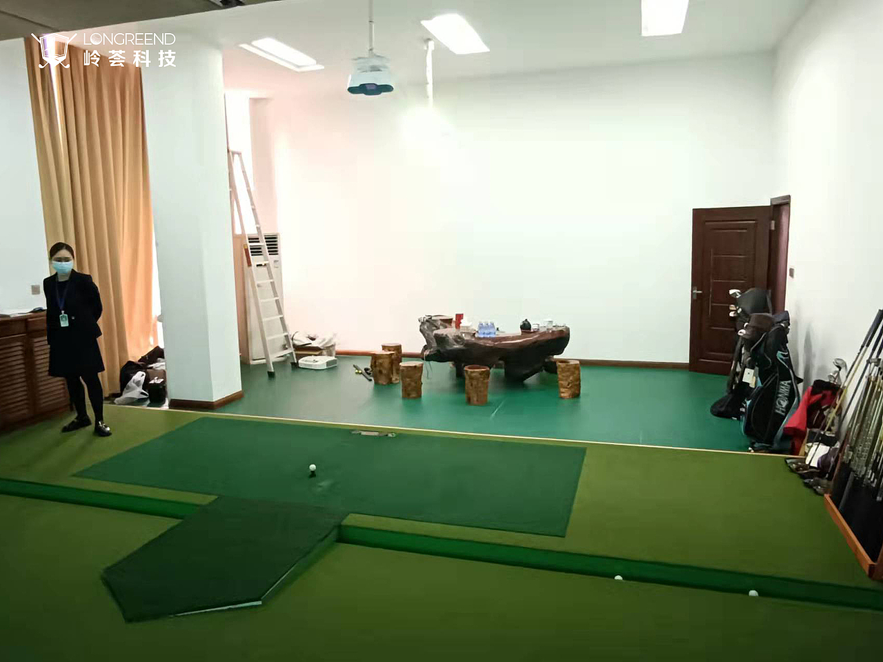 湛江市某企业集团室内高尔夫模拟器项目模拟高尔夫（图ZMjg0ODM4OTI4） - 其他空间 - 站酷设计师岭荟科技原创素材 - 站酷ZCOOL