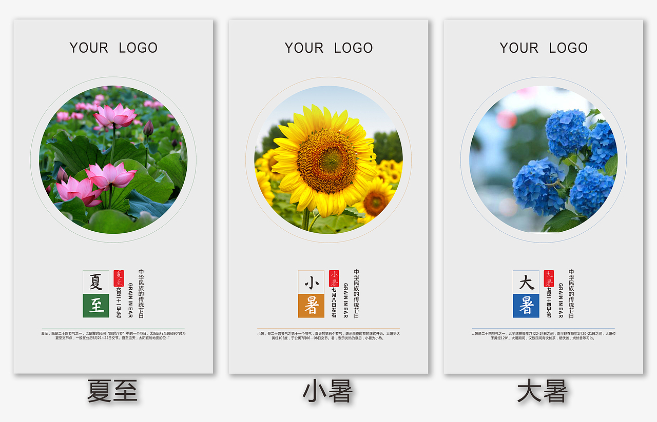 二十四节气海报设计