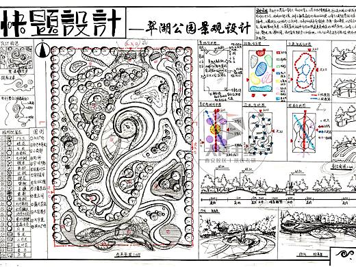 优秀景观快题分享©大禹手绘