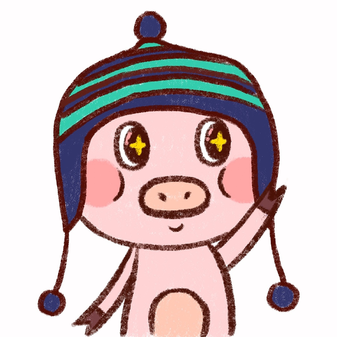 猪仔阿兜 头像专辑—— 冬天你需要一顶帽子