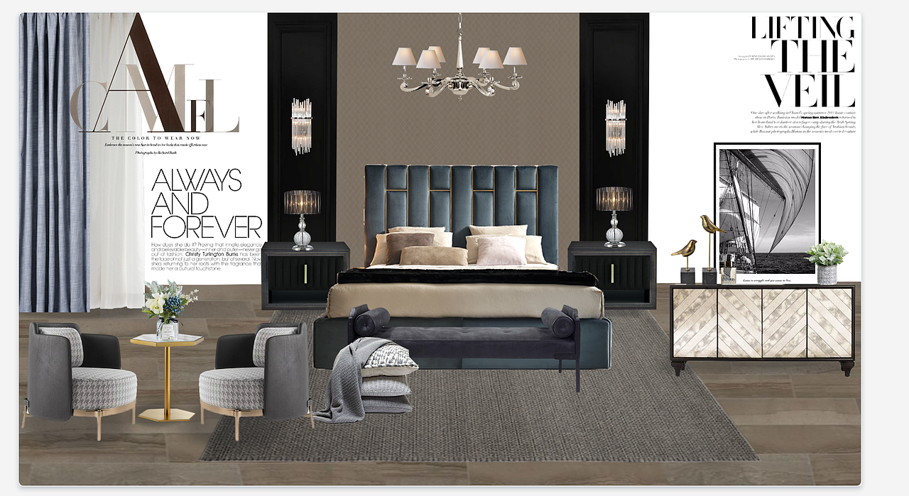 主卧（图ZMTY5NzMzMDM2） - 家装设计 - 站酷设计师没有甜味的糖原创素材 - 站酷ZCOOL