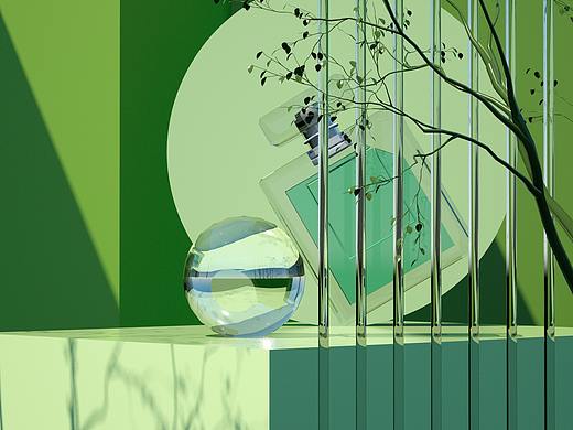 香水瓶c4d练习