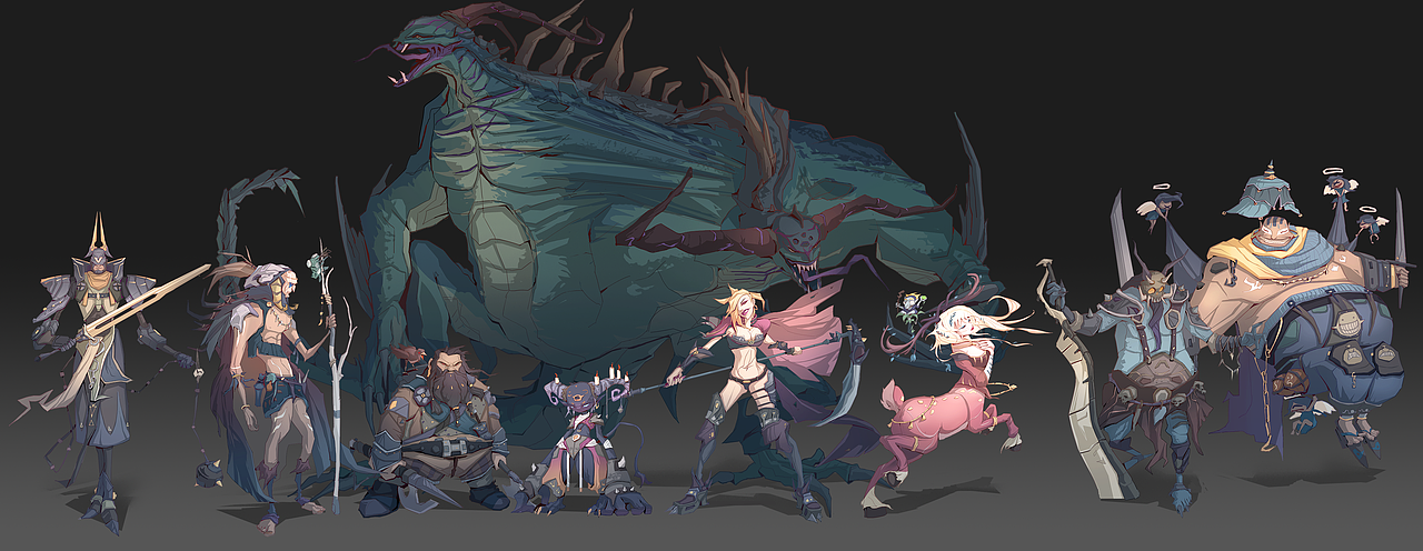 殊途（图ZMjQ4MTU4ODEy） - 游戏原画 - 站酷设计师color209原创素材 - 站酷ZCOOL