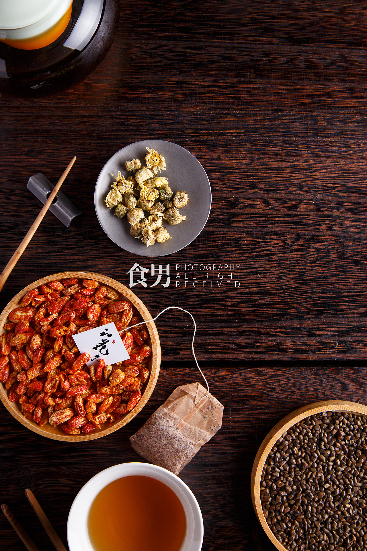 和花久—下午茶,茶叶配方茶摄影