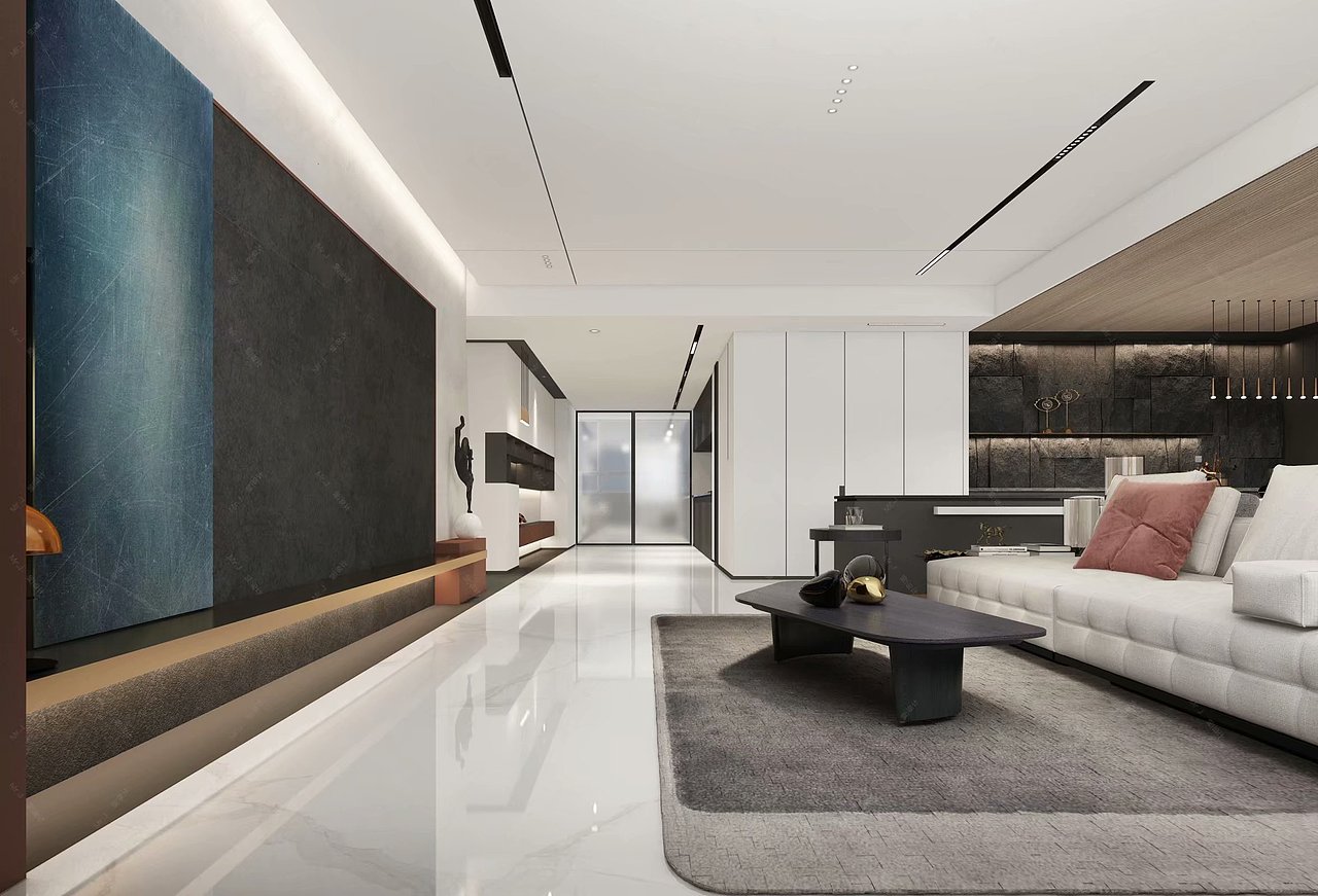 家装极简效果图