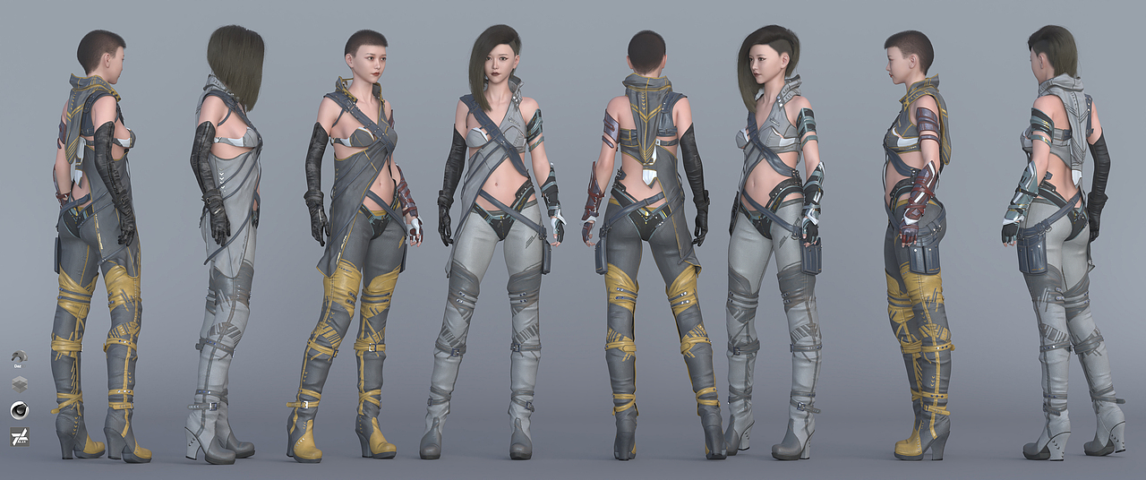 C4D Redshift 角色渲染合集05