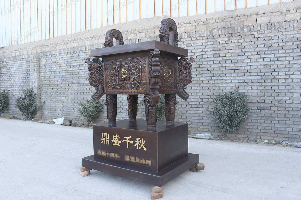 大型铜鼎雕塑