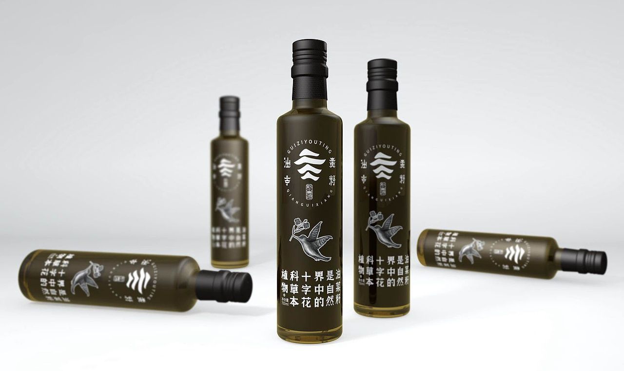 菜籽油产品包装设计（图ZMzI2NDAyNzYw） - 包装 - 站酷设计师思逸品牌创意设计原创素材 - 站酷ZCOOL