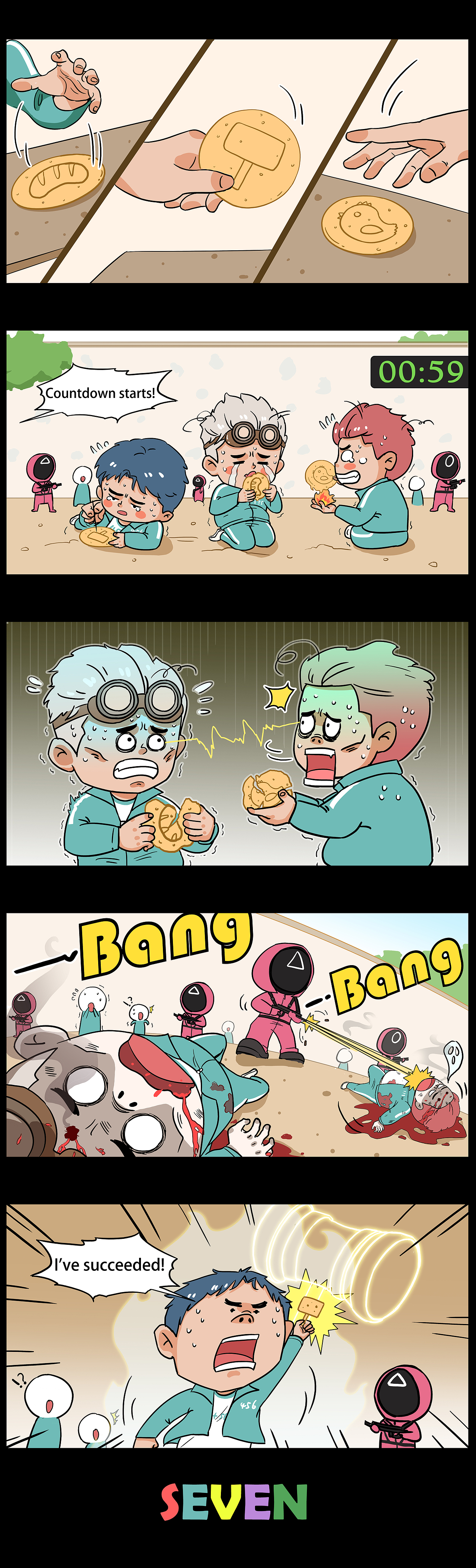 游戏《斗罗大陆》-同人漫画《鱿鱼游戏》