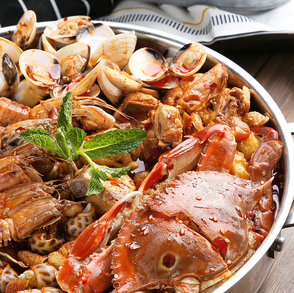 海鲜主题餐厅 qianxun island 餐单菜谱设计 菜式摄影