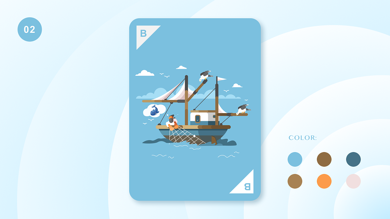 卡片|插画|艺术插画|豆包不粘牙 - 原创作品 - 站酷 (zcool)