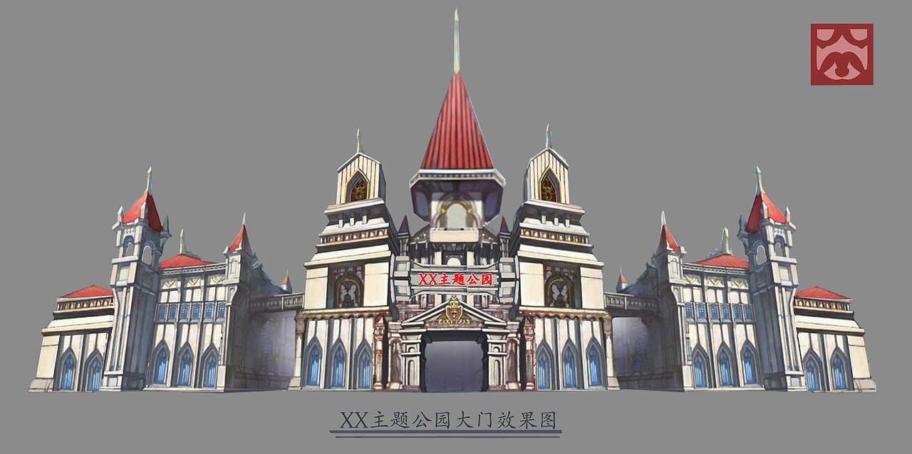 主题景观—大门篇（欧德小毕）（图ZNjM5Mjg3MjQ=） - 景观设计 - 站酷设计师欧德小毕原创素材 - 站酷ZCOOL