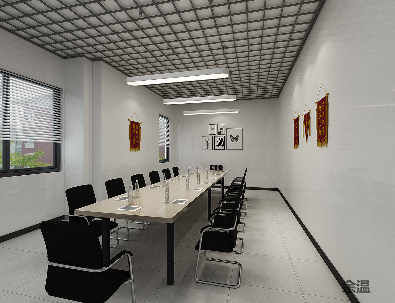 工装房地产办公室效果图赏析