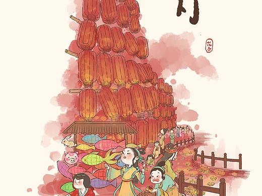 国风小插画