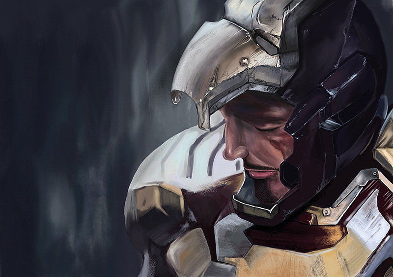 钢铁侠临摹练习