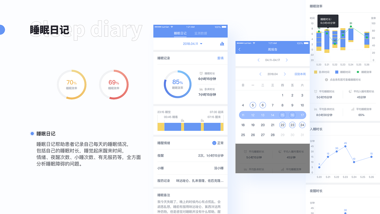 速眠医生/患者端（图ZMjUyNjA1Njk2） - APP界面 - 站酷设计师是虐虐吖原创素材 - 站酷ZCOOL