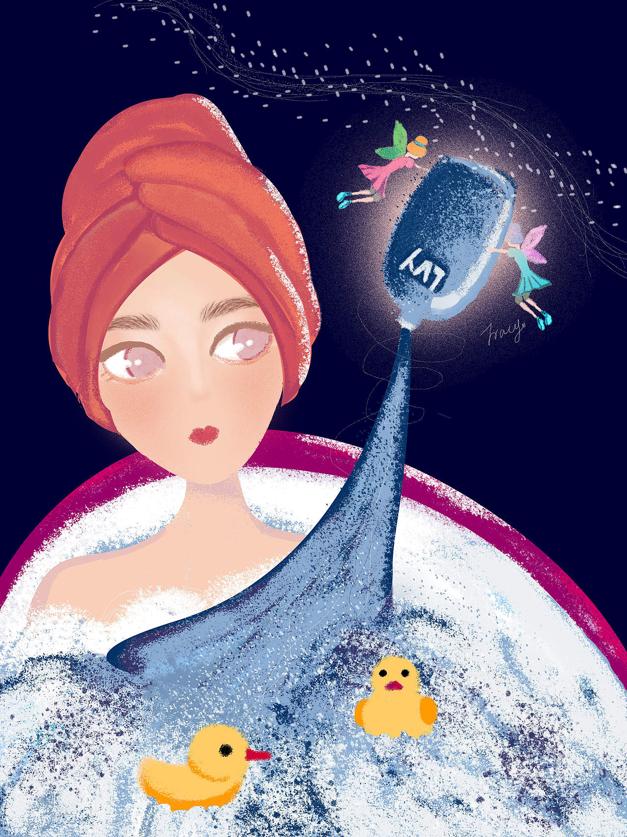 沐浴少女（图ZMTk5NTQ4NDUy） - 商业插画 - 站酷设计师曦老板原创素材 - 站酷ZCOOL