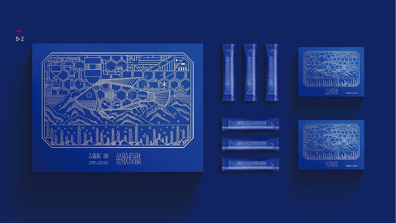 「壵龘肽」 鱼胶原肽包装设计（图ZMTU2MDA5ODA4） - 包装 - 站酷设计师东锐创意原创素材 - 站酷ZCOOL