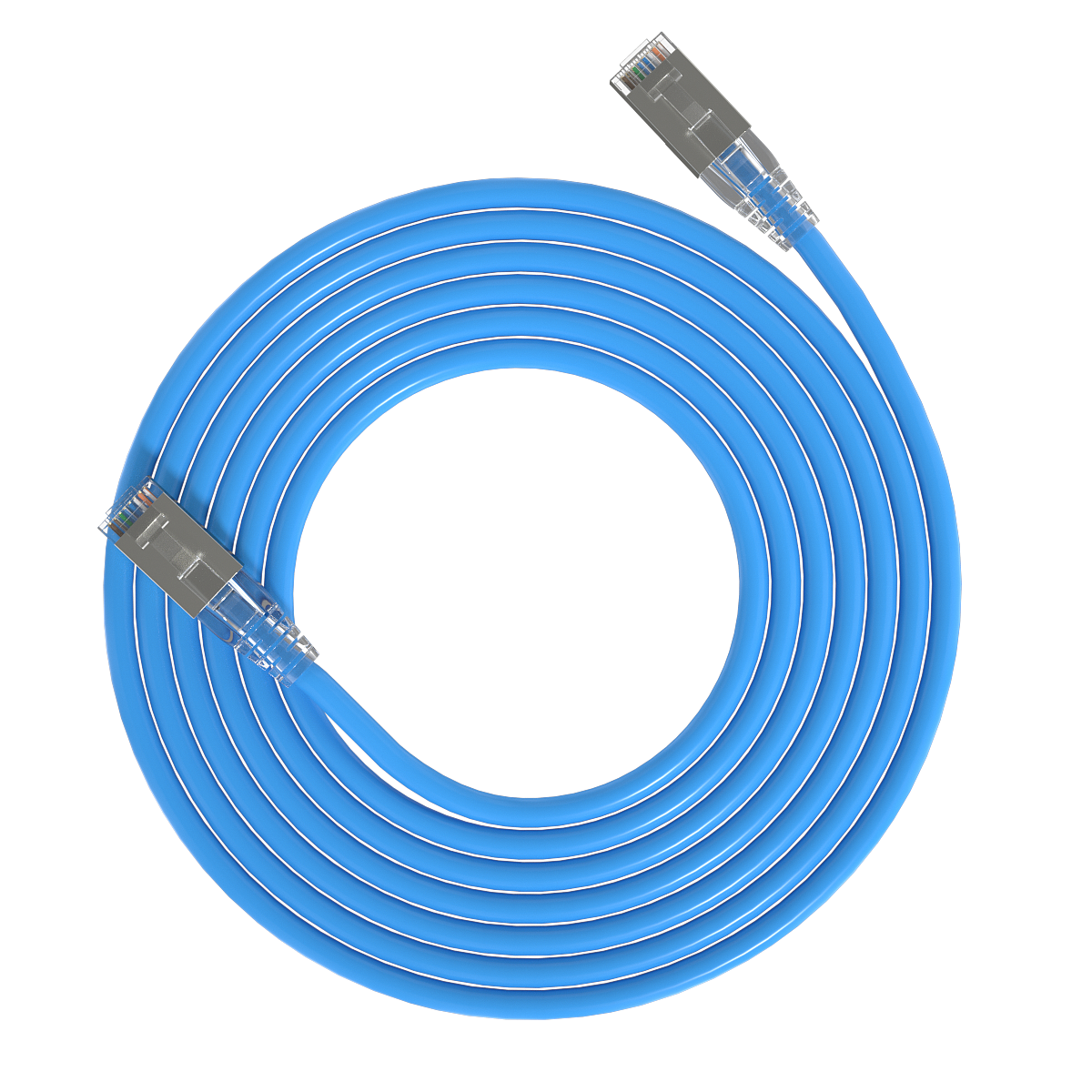 电脑网络光纤网线渲染图