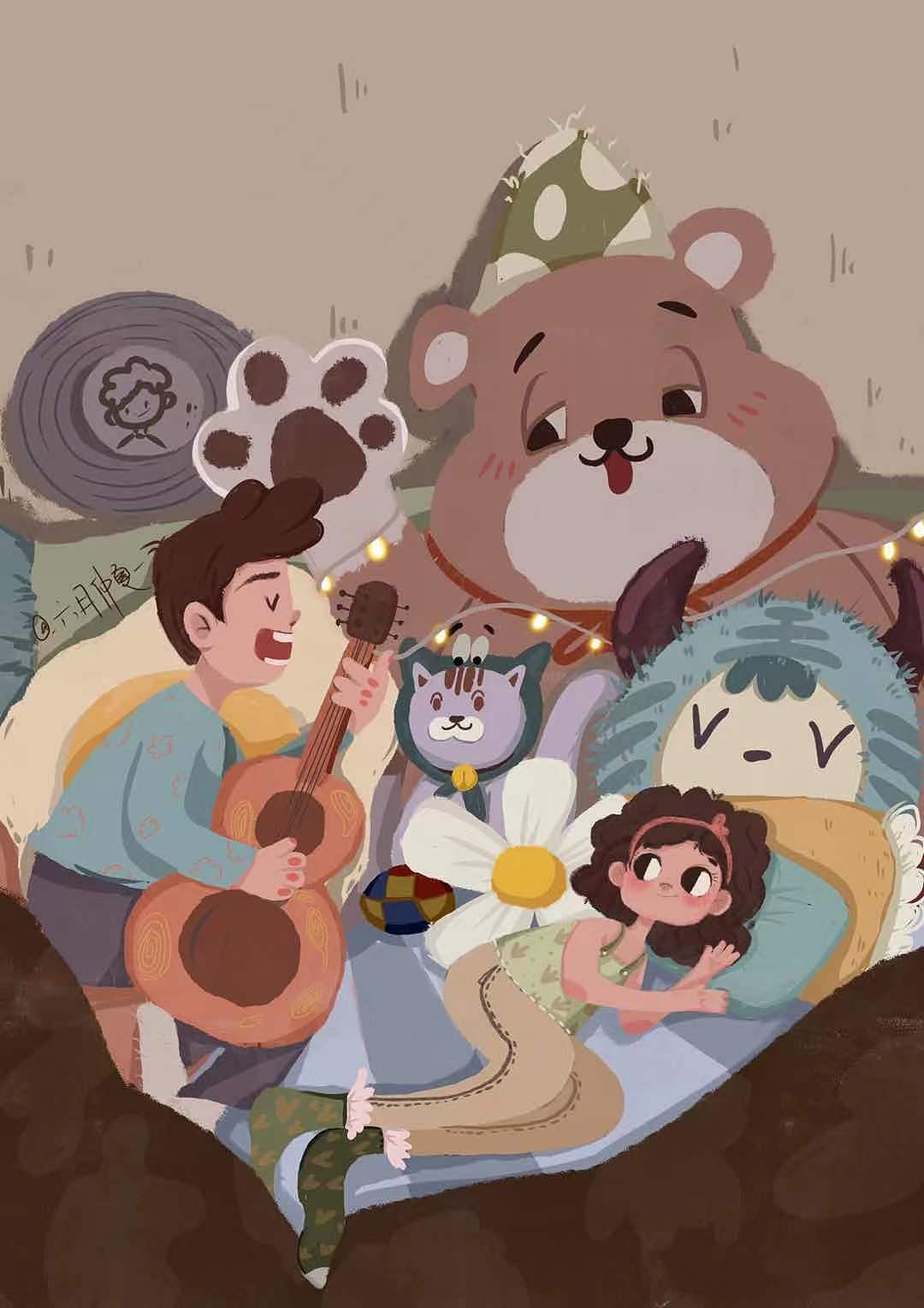 原创系列插画（图ZMjY4MTUxMjY0） - 绘本 - 站酷设计师六月仲夏原创素材 - 站酷ZCOOL