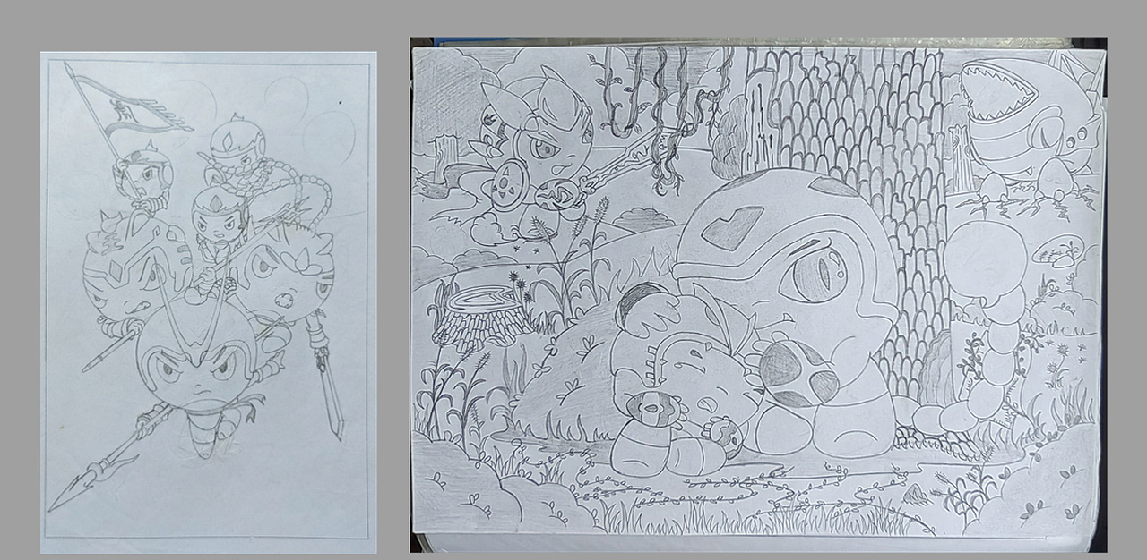 2007—2021（漫画/角色演变史）（图ZMjkyNTkxMjM2） - 短篇/格漫 - 站酷设计师怪袋原创素材 - 站酷ZCOOL